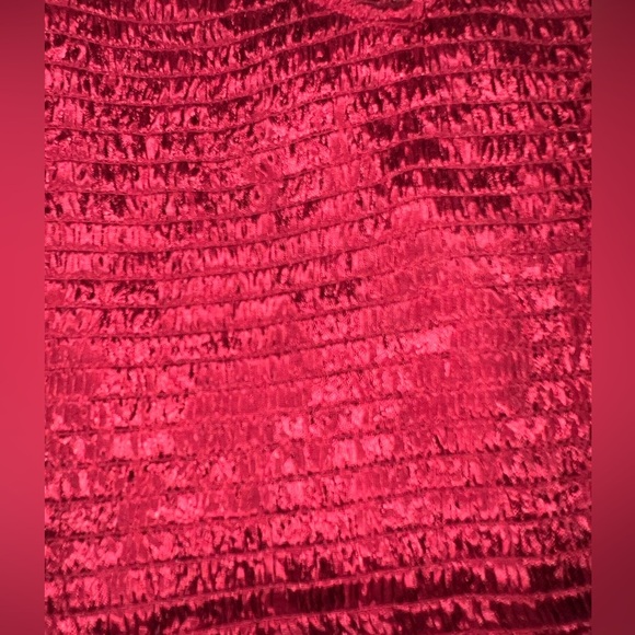 Band of the Free LEA RHUBARB SMOCKED
CROP TOP, size Large - Picture 8 of 12